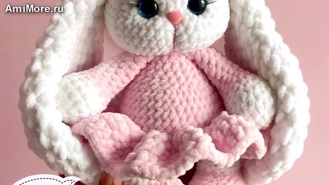 Амигуруми: схема Зайка Софи. Игрушки вязаные крючком - Free crochet patterns. смотреть онлайн