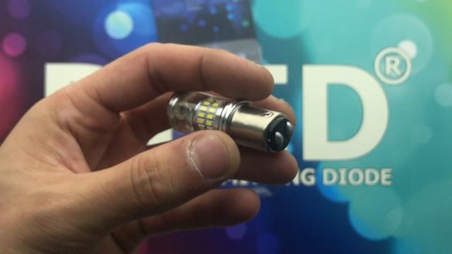 Автолампа светодиодная 1157 - P21/5W - S25 - BAY15d - 48 SMD3014 смотреть онлайн
