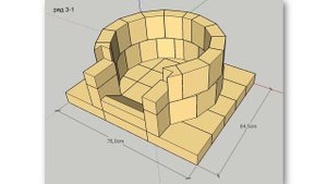 ТАНДЫР "STANDART" для дачи. Проект для самостоятельного строительства тандыра из кирпича ШБ-8