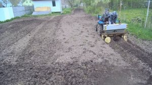 Картофелесажалка своими руками, на Китайский минитрактор