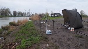 Наша вторая весенняя рыбалка на теплом канале, на леща. Без экстрима не обошлось и в этот раз.