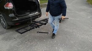 ПолПрицепа платформа для перевозки Электро скутера или электросамоката с трапом.