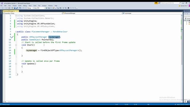 Unity3d-Ar Foundation Object Placement Indicator Tutorial смотреть онлайн