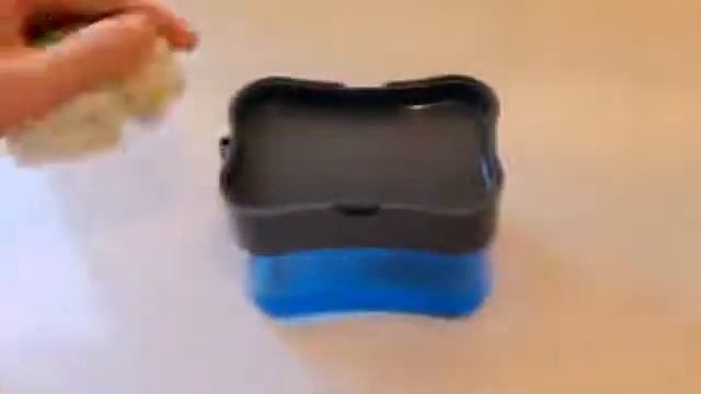 Губка для мытья посуды с контейнером дозатором для моющего средства на Алиэкспресс смотреть онлайн