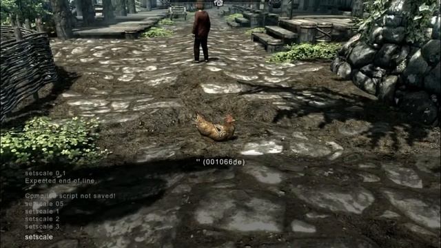 SKYRIM CHEAT! Comment rendre un objet/personnage géant! смотреть онлайн