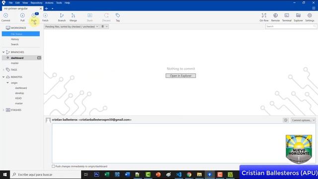 Clonar un proyecto desde un repositorio en gitlab y trabajar en forma colaborativa PARTE 1/2 смотреть онлайн