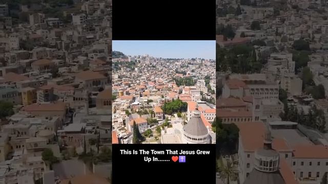 Aerial View of Old City Nazareth ISRAEL ??✡️✝️♥️