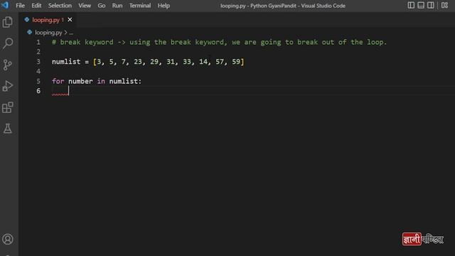 Break in Python | Lecture 18 | Python for Beginners