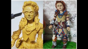Скульптура Элой из игры ПС4 "Horizon Zero Dawn"