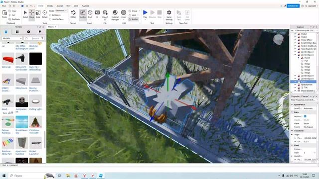 создали мир в роблокс студио и повыживали в нём смотреть онлайн