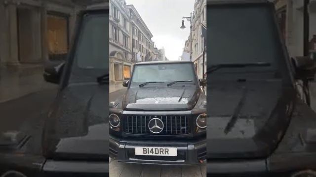 G63 AMG out in the rain in london #g63 #amg #london #cars #car #gwagon #mercedes #mercedesgwagon