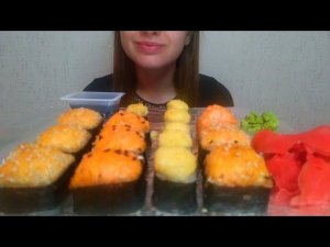 MUKBANG | СУШИ И РОЛЛЫ | ПОБИЛИ ЧЕЛОВЕКА!!!