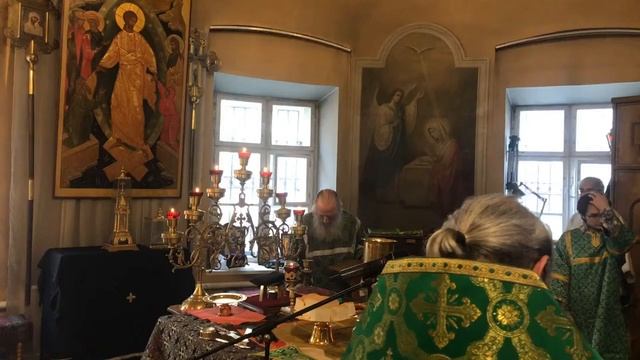 Прямая трансляция. Литургия. Воскресенье. 25 апреля, в 10:00 ч. Храм Космы и Дамиана в Шубине смотреть онлайн