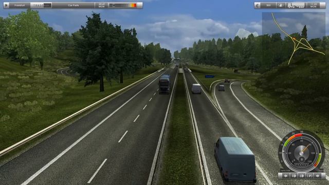 Mercedes Benz Actros 4 Salzburg to Frankfurt Pt.1