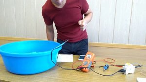 Баня №21 - Тестируем саморегулирующий кабель в холодной воде