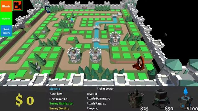 Kuro Tower Defence 3D Dev Log: [Unity Build #5! 07/28/20] смотреть онлайн
