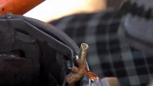 Замена щёток стартёра контактной сваркой.