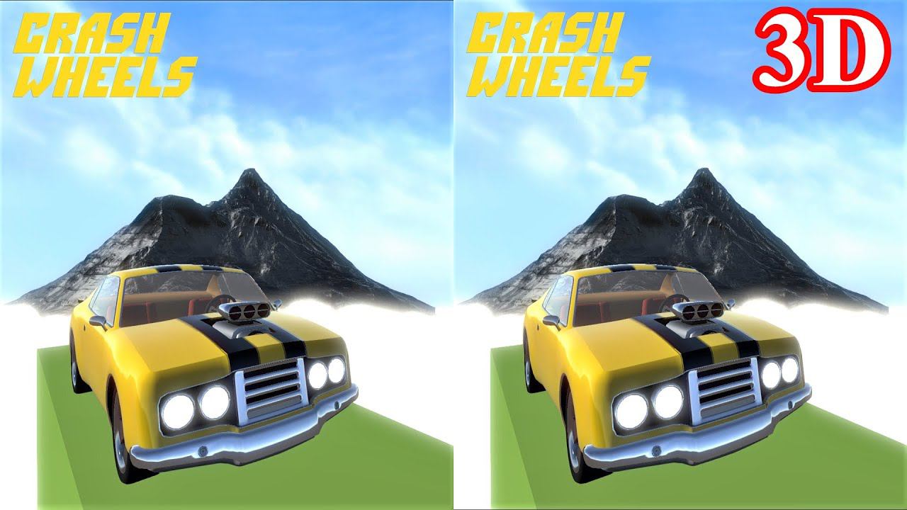 Crash Wheels 3D video SBS VR Box google cardboard смотреть онлайн