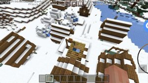 прикольный сид на деревню для майнкрафт бедрок 1.19