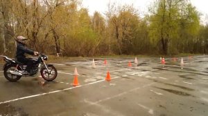MotoRoarSchool. Экзамен ГИБДД на мотоцикле.