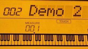 YAMAHA PSR-E363 Song DEMO 2 ( sonido DEMO 2 )