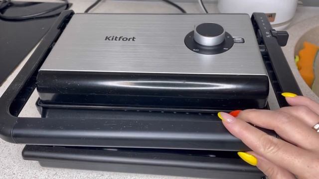 Приготовила филе индейки. Обзор электрогриля Kitfort KT-1637 смотреть онлайн