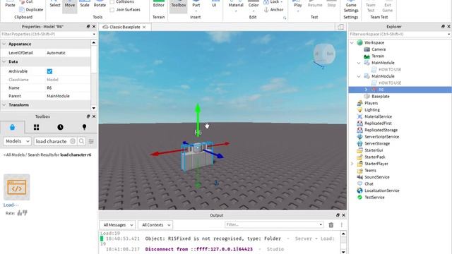 How to load your character in roblox studio (July 2022) смотреть онлайн