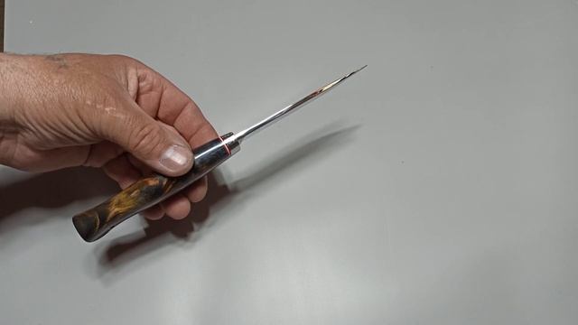 Нож для работы, сталь 440С смотреть онлайн