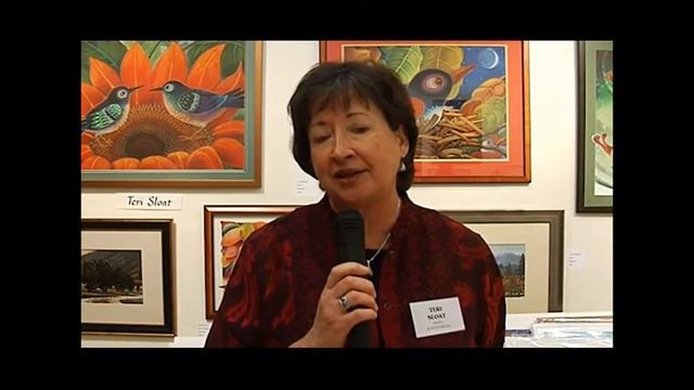 Sebastopol Gallery Reception, Dec 4th, 2010.  Featured artist Teri Sloat