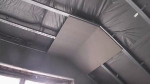 Потолок из гипсокартона на мансарде. РОВНЫЙ УГОЛ.