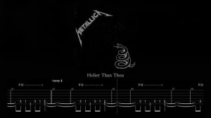 Metallica - Holier Than Thou (Guitar Backing Track with Tabs)