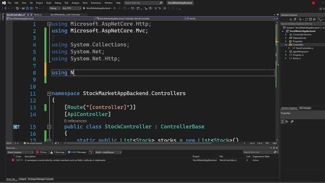 EXT JS & ASP NET Core - Building Stock Market Application
