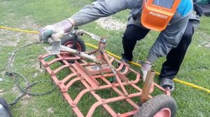 ПОДГОТОВКА  БОРОНЫ ДЛЯ БОРОНОВАНИЯ КАРТОФЕЛЯ