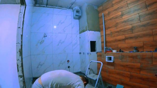 Ванная под ключ #плитка#плиточник#отделка#ванная#ремонт#стройка смотреть онлайн