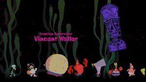 Губка боб в 3д титры