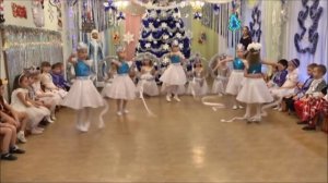 Танец «СНЕЖИНКИ» (с лентами и обручами) Авторская разработка. Хореограф О.А. Лукашенко