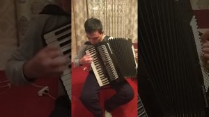 Русская народная песня"Синий платочек"на аккордеоне!