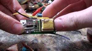 Электродуговая зажигалка или хлопушка из деталей от старого принтера