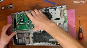 ? Asus VivoBook 17 X712DK-AU021 ( M712D ) разборка , мини обзор , апгрейд , сборка
