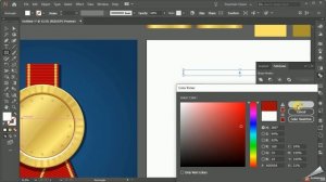 How to Create Golden Medal in Adobe Illustrator - Vector Tutorial