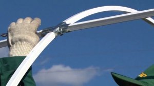 Монтаж теплицы 3х6 м "Польза". Этап 4