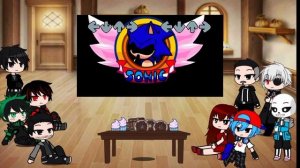 Characters Fandoms react to Too Slow Encore, You can't run Encore, Final Escape, & Enough of EXE