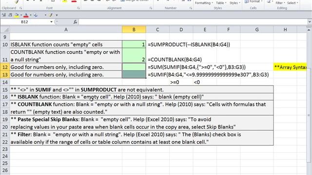 Excel Magic Trick 784: Empty Cells OR Formula Created Blank: Confusion Over Word "Blank" смотреть онлайн