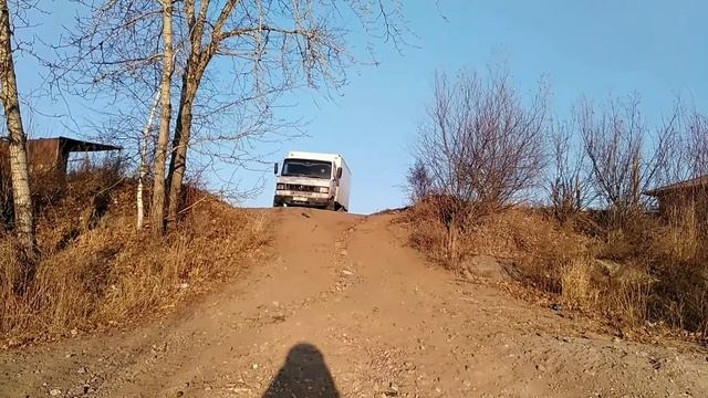 Мерседес 609 4ВД 4WD. Первый выезд. Mersedes 4ВД 4WD