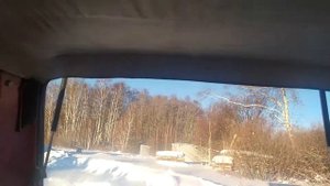 чистка снега автомобилем