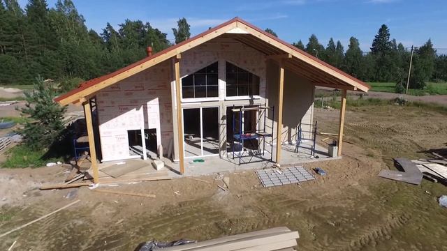 Обшиваем каркасный дом в Смолячково материалом Smart Side смотреть онлайн