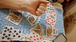 Гадание. Крестовый король и бубновая дама. /соперница/  Что у них?