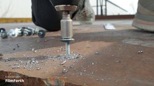 Тест кровельного с удл. сверлом. Видео