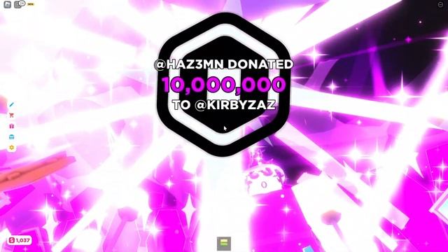 Hazem Donates 10M In Pls Donate + 100K Nuke! First ever 10M event in Roblox Pls Donate! смотреть онлайн