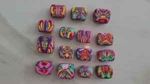 Бусины из полимерной глины лепка